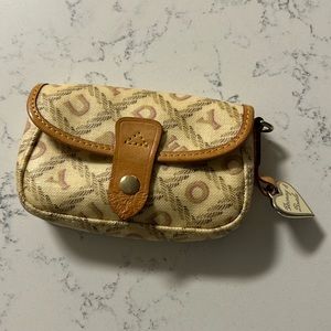 Dooney & Bourke small vintage wristlet.  Missing strap and wear